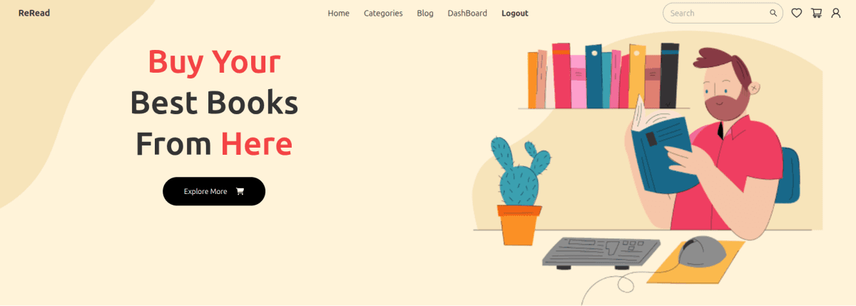 ReRead – Second-Hand Book Resell Marketplace Platform