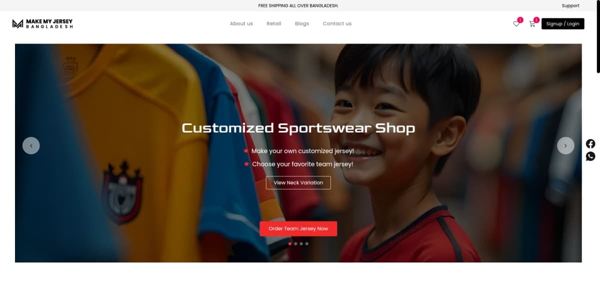 Make My Jersey Bangladesh – Custom Sportswear & Team Jerseys
